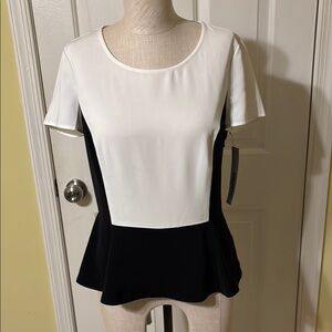 Black and White Women's Top